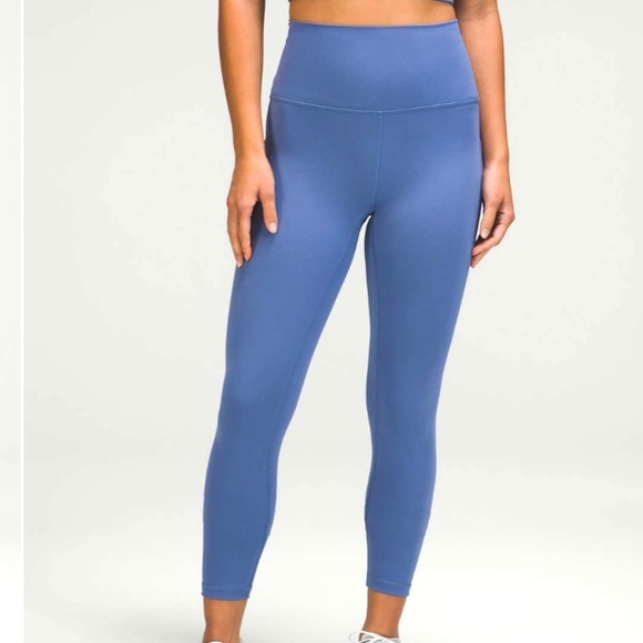 🆕 lululemon Wunder under train pocket water drop blue size 6 - Picture 2 of 5